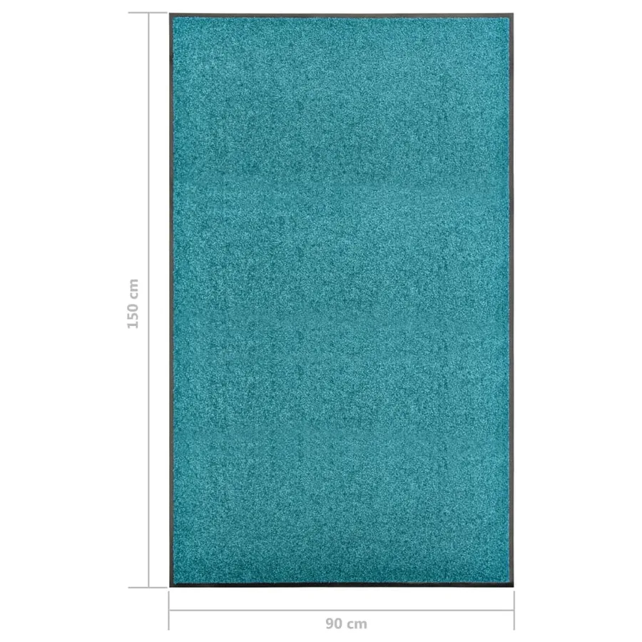 Paillasson lavable Cyan 90x150 cm - 6