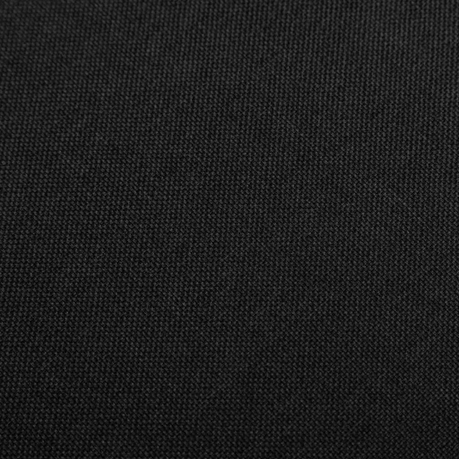 Tabourets de bar lot de 2 noir tissu - 7