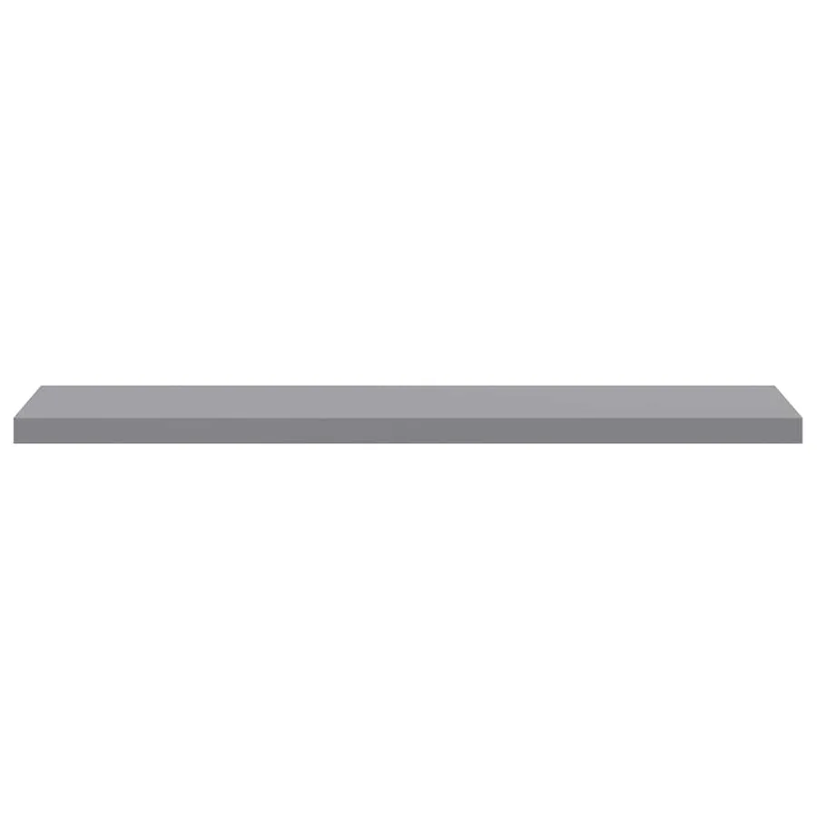 Étagères murales flottantes 4 pcs gris 120x23,5x3,8 cm MDF - 7