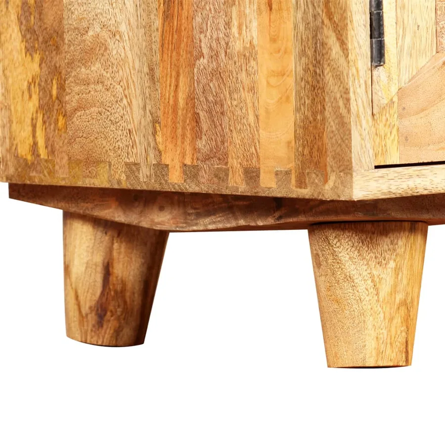 Meuble TV Bois massif de manguier 118 x 35 x 40 cm - 5