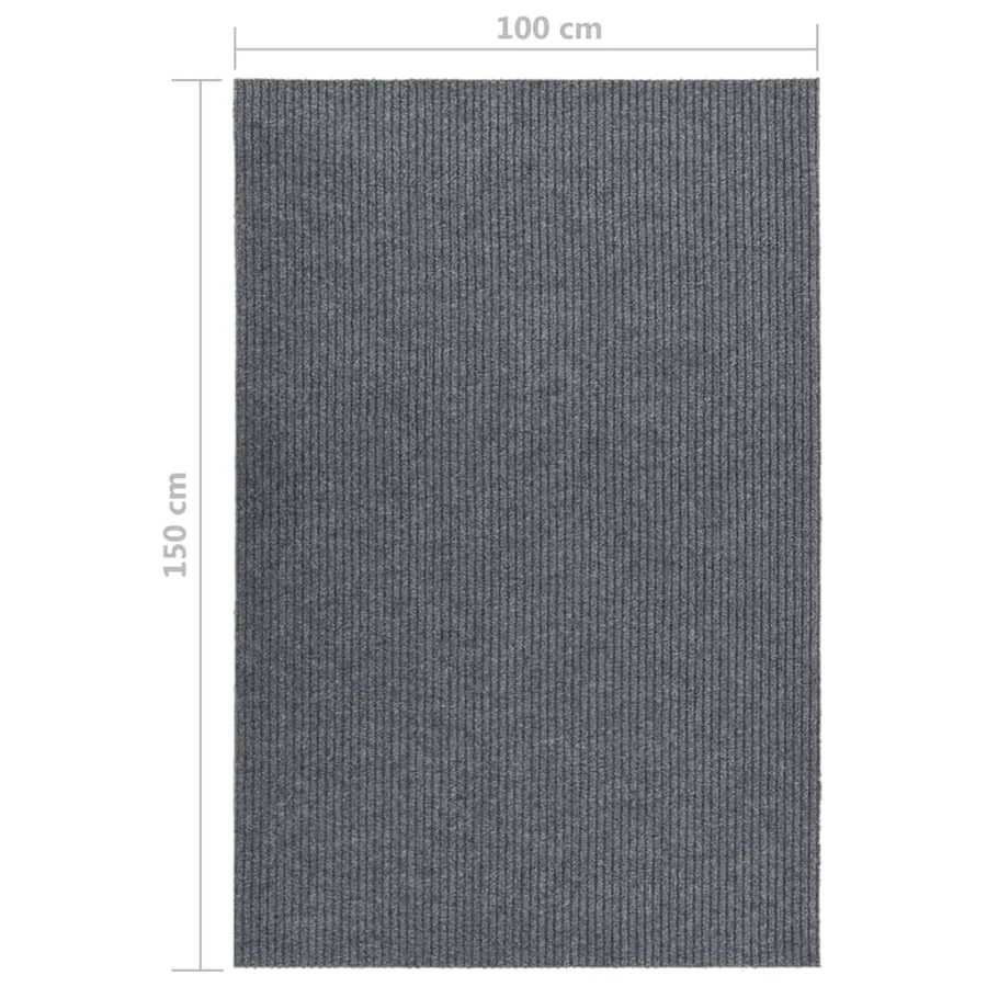 Tapis 100x150 cm Gris - 6