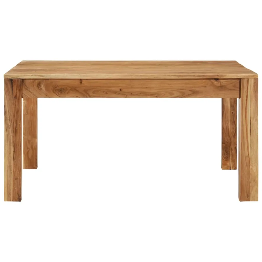Table basse 80x80x40 cm Bois d'acacia massif - 2