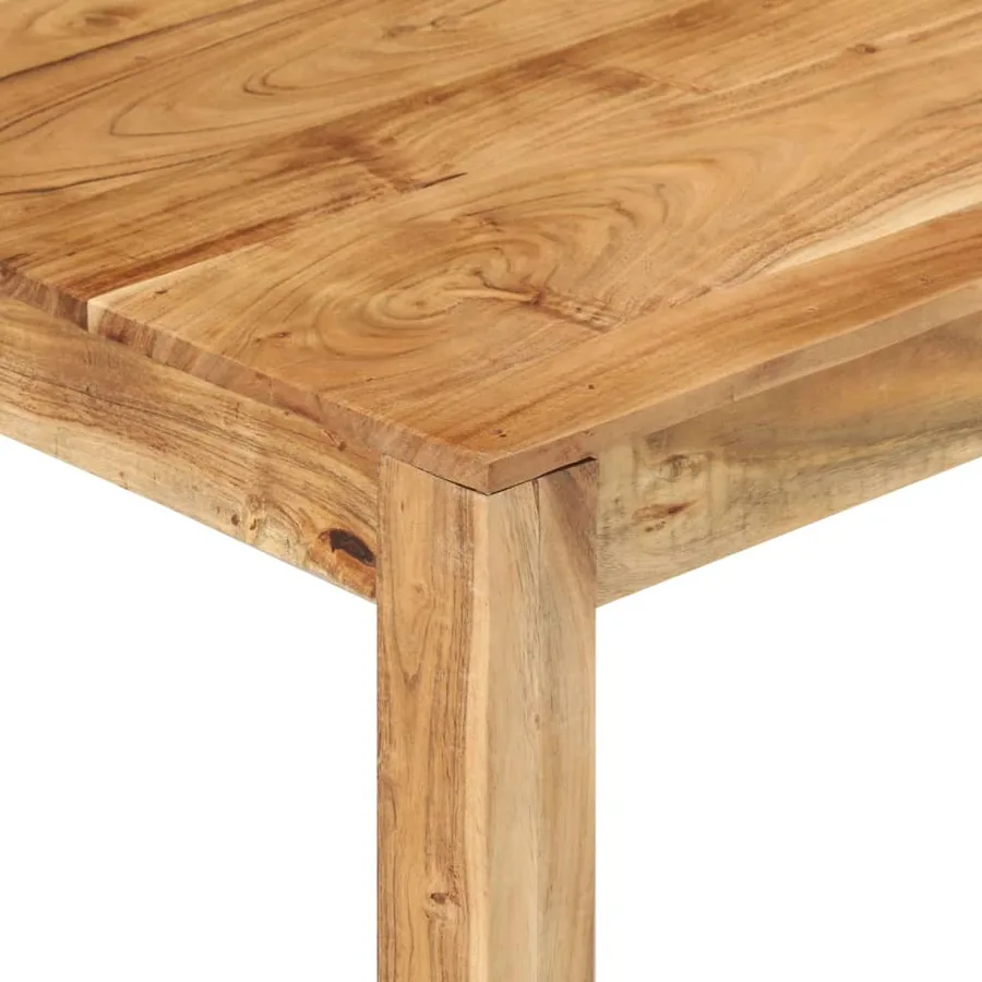 Table basse 80x80x40 cm Bois d'acacia massif - 3