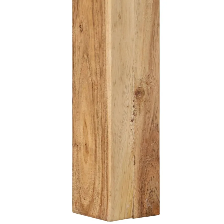 Table basse 80x80x40 cm Bois d'acacia massif - 4