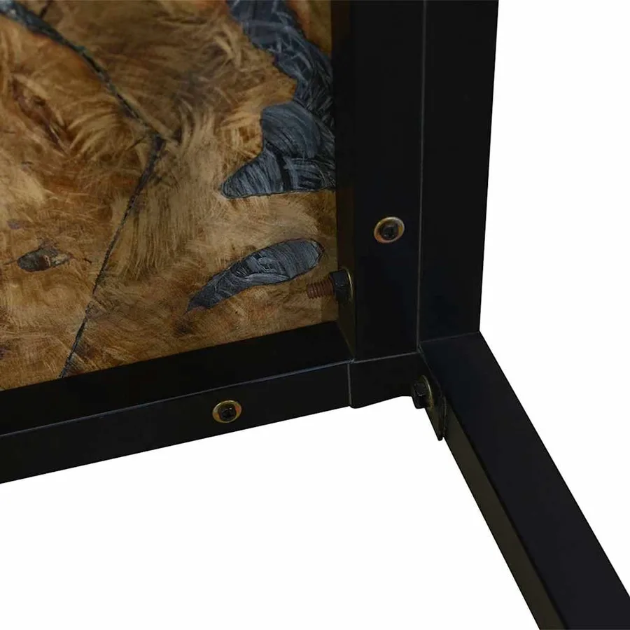 Table basse Teck Résine 110x60x40 cm - 10