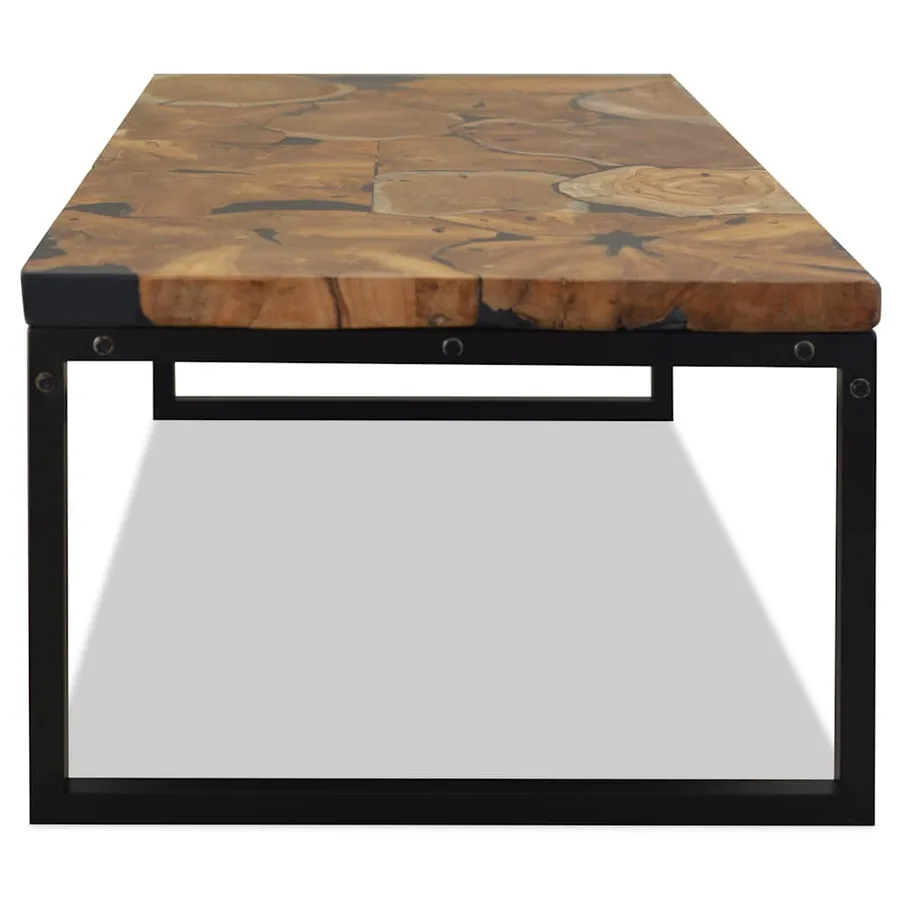 Table basse Teck Résine 110x60x40 cm - 7