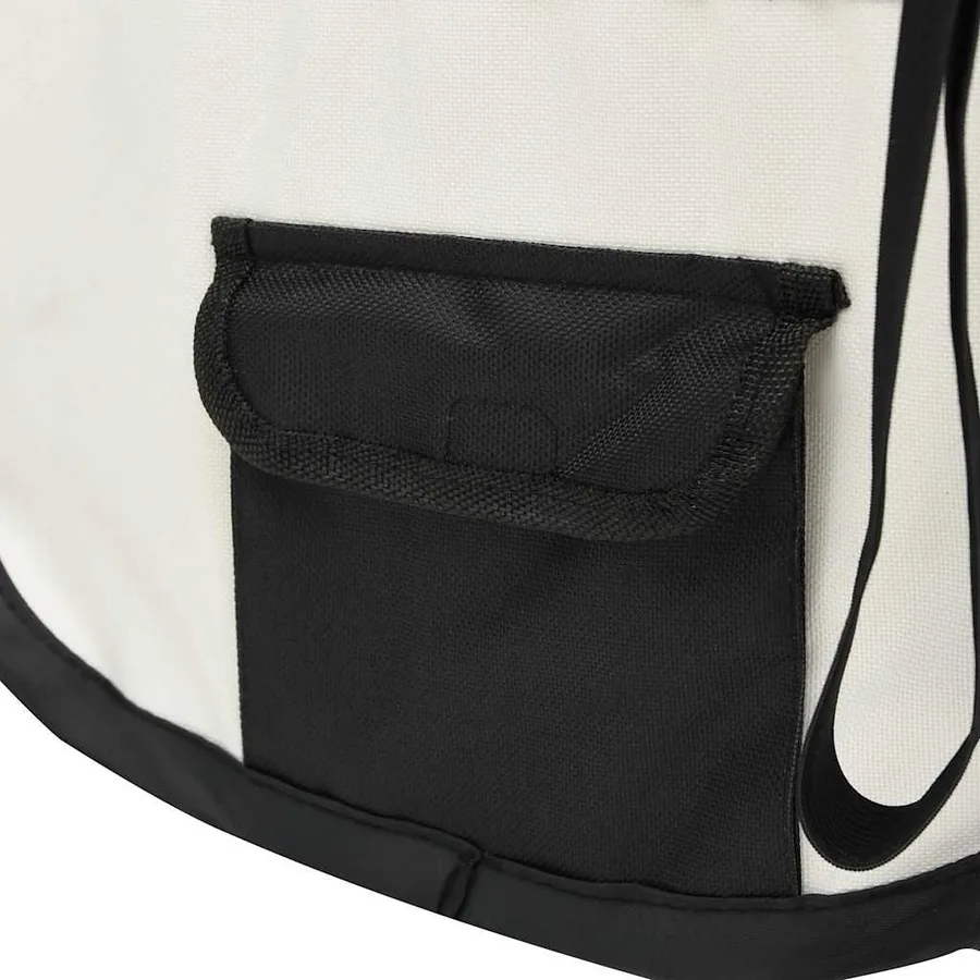 Parc pliable pour chien avec sac de transport Noir 125x125x61cm - 6