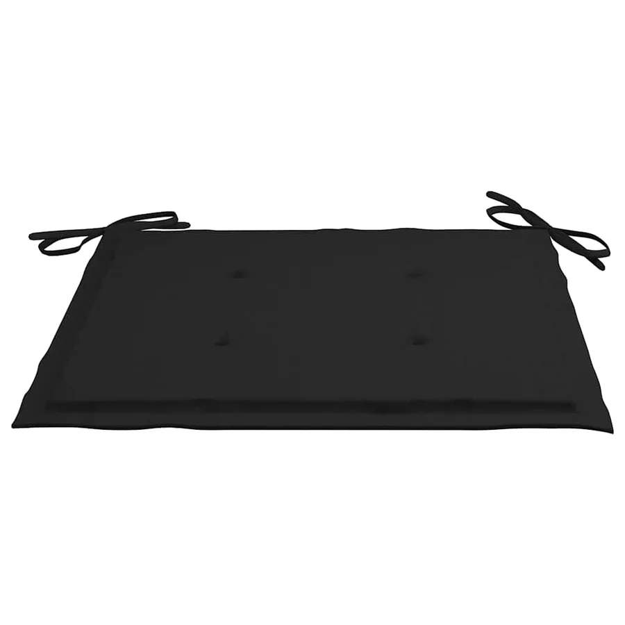Chaises pliables de jardin lot de 6 avec coussins Bois d'acacia - 11