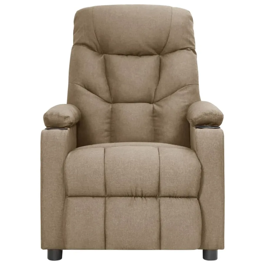 Fauteuil électrique de massage Taupe Tissu - 3