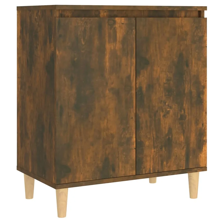 Buffet Chêne fumé 60x35x70 cm Bois d'ingénierie - 2