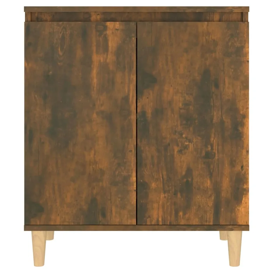 Buffet Chêne fumé 60x35x70 cm Bois d'ingénierie - 3