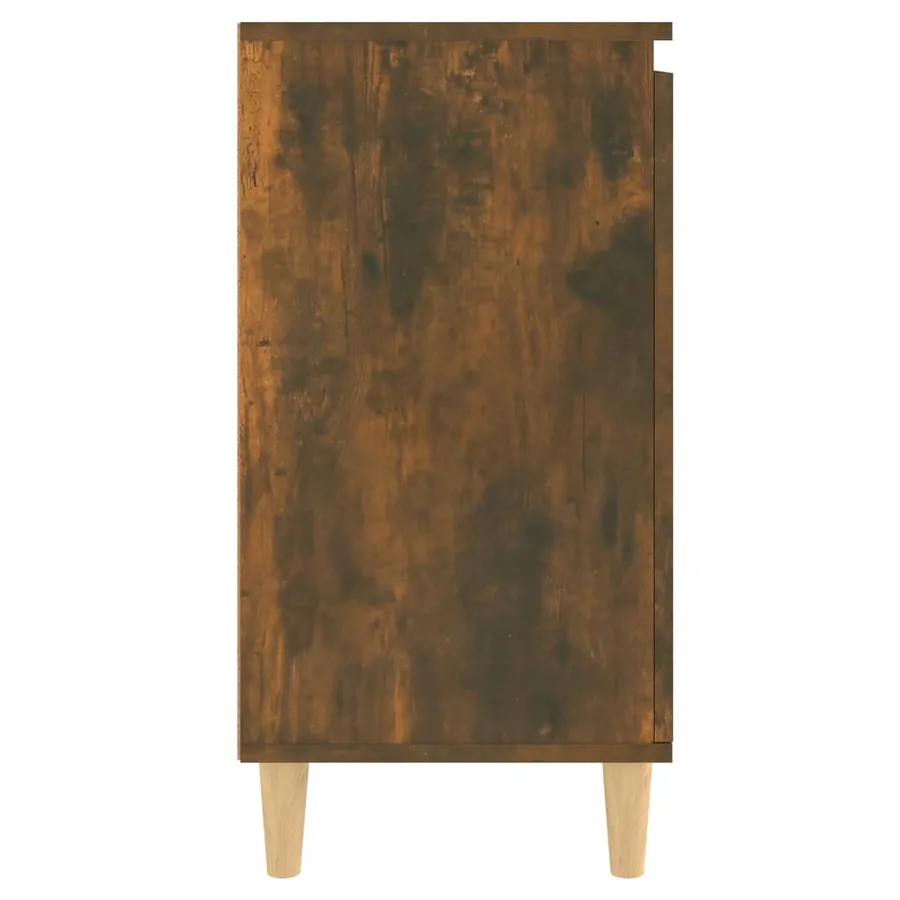 Buffet Chêne fumé 60x35x70 cm Bois d'ingénierie - 4