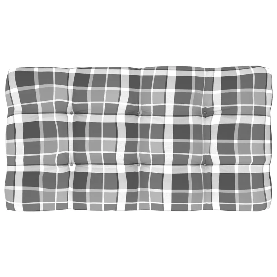 Canapé central palette de jardin Blanc Bois de pin imprégné - 8