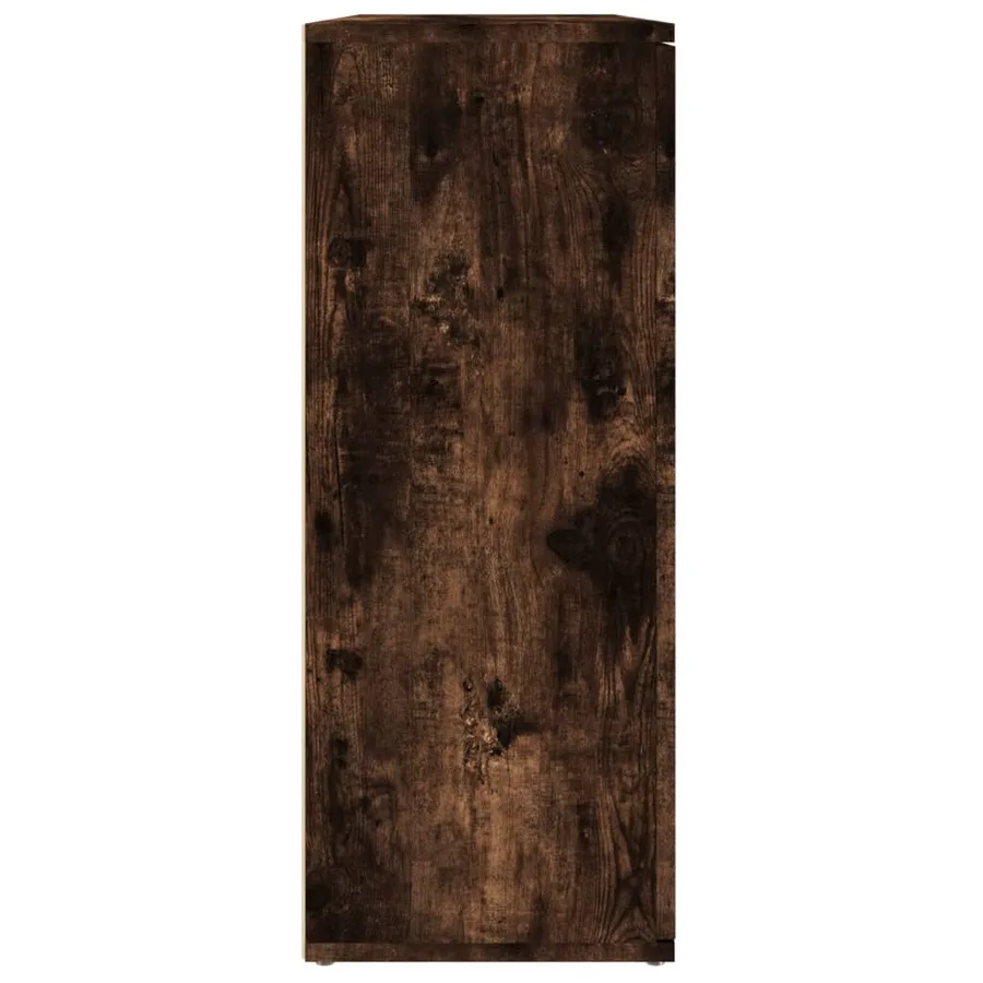 Buffet Chêne fumé 91x29,5x75 cm Bois d'ingénierie - 7
