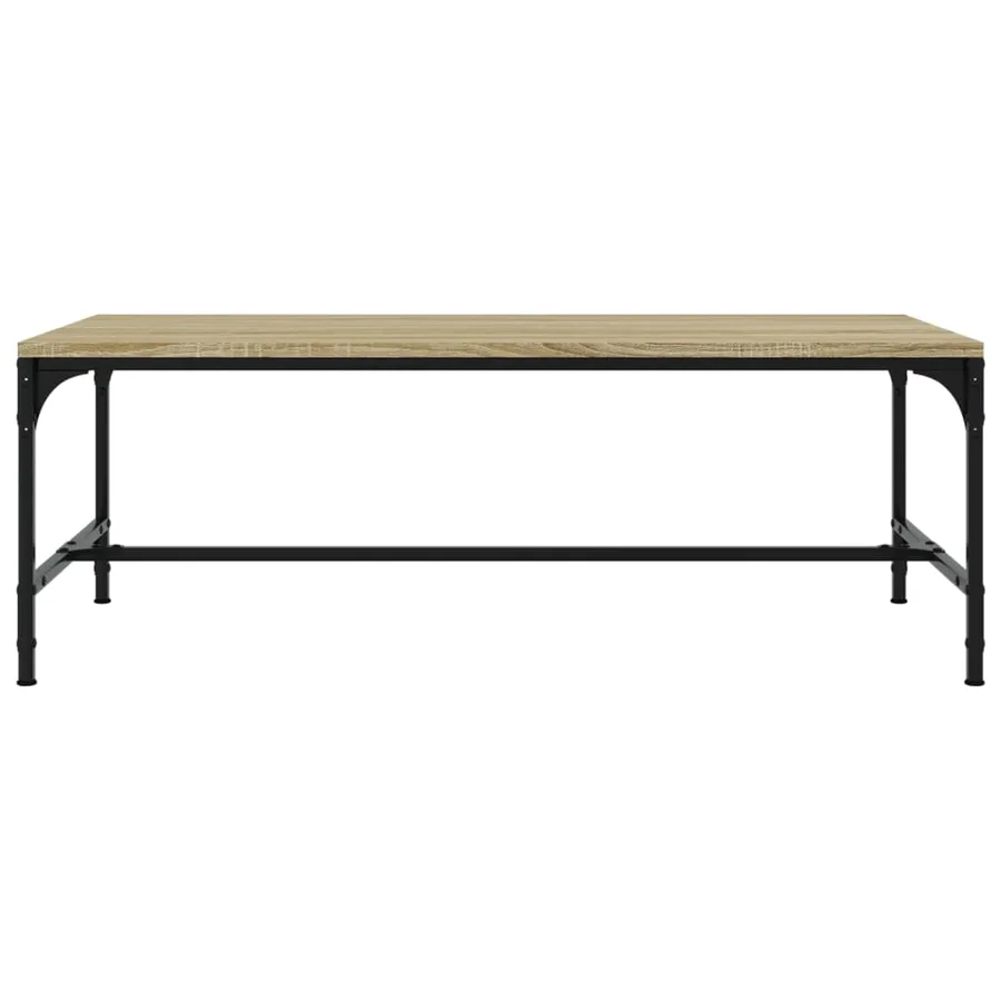 Table basse Chêne sonoma 100x50x35 cm Bois d'ingénierie - 4