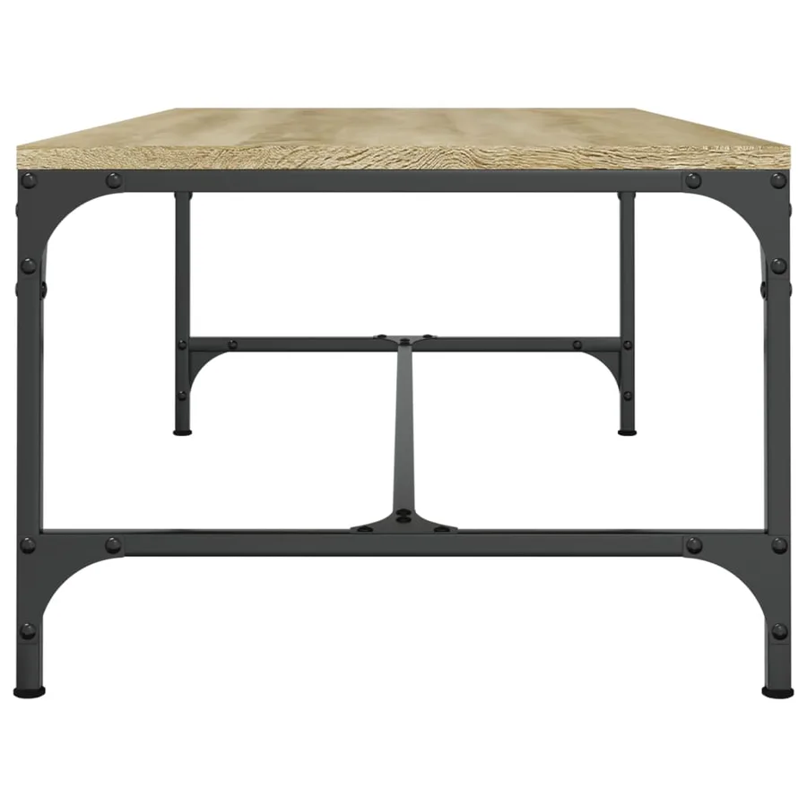 Table basse Chêne sonoma 100x50x35 cm Bois d'ingénierie - 5