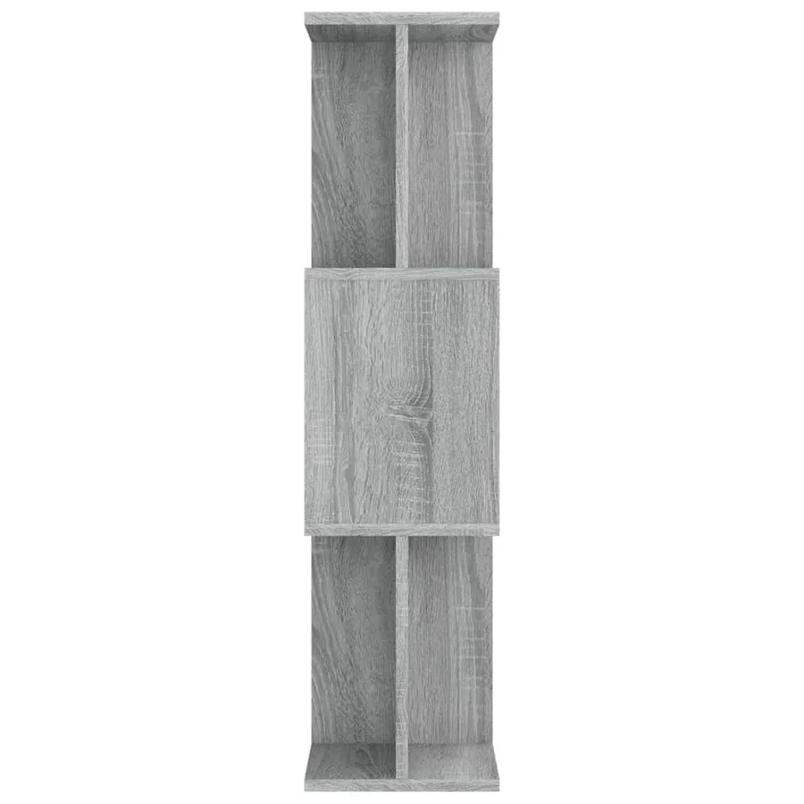 Bibliothèque/Cloison Sonoma gris 80x24x96 cm Bois d'ingénierie - 4