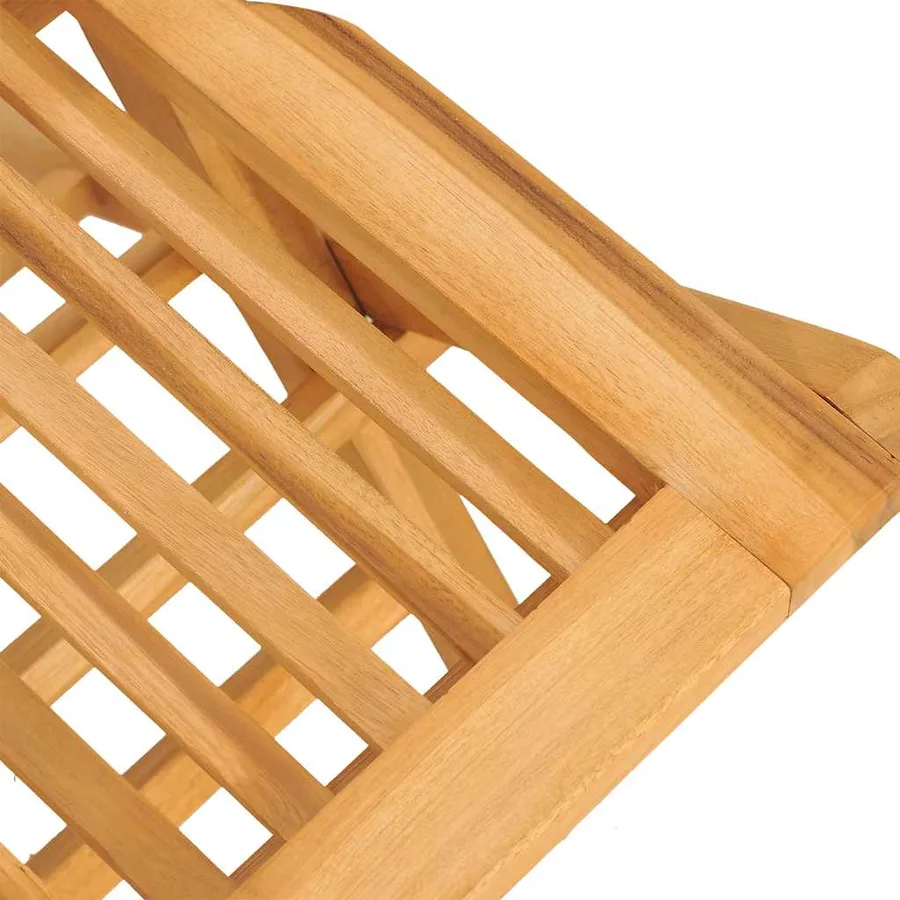 Ensemble à manger de jardin 7 pcs Bois de teck solide - 5