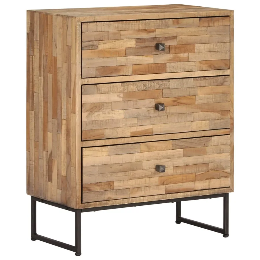 Buffet Bois de teck recyclé 60x30x75 cm