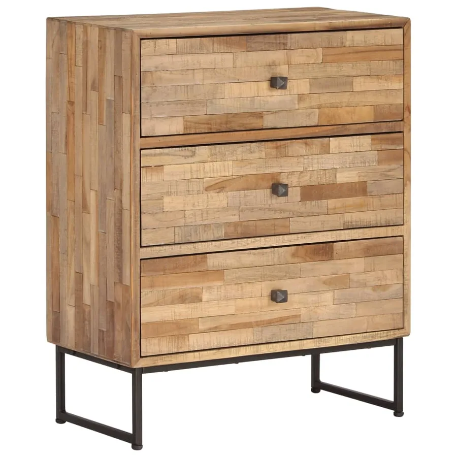 Buffet Bois de teck recyclé 60x30x75 cm - 12
