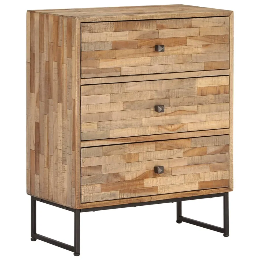 Buffet Bois de teck recyclé 60x30x75 cm - 13