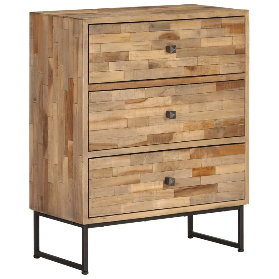 Buffet Bois de teck recyclé 60x30x75 cm - 14