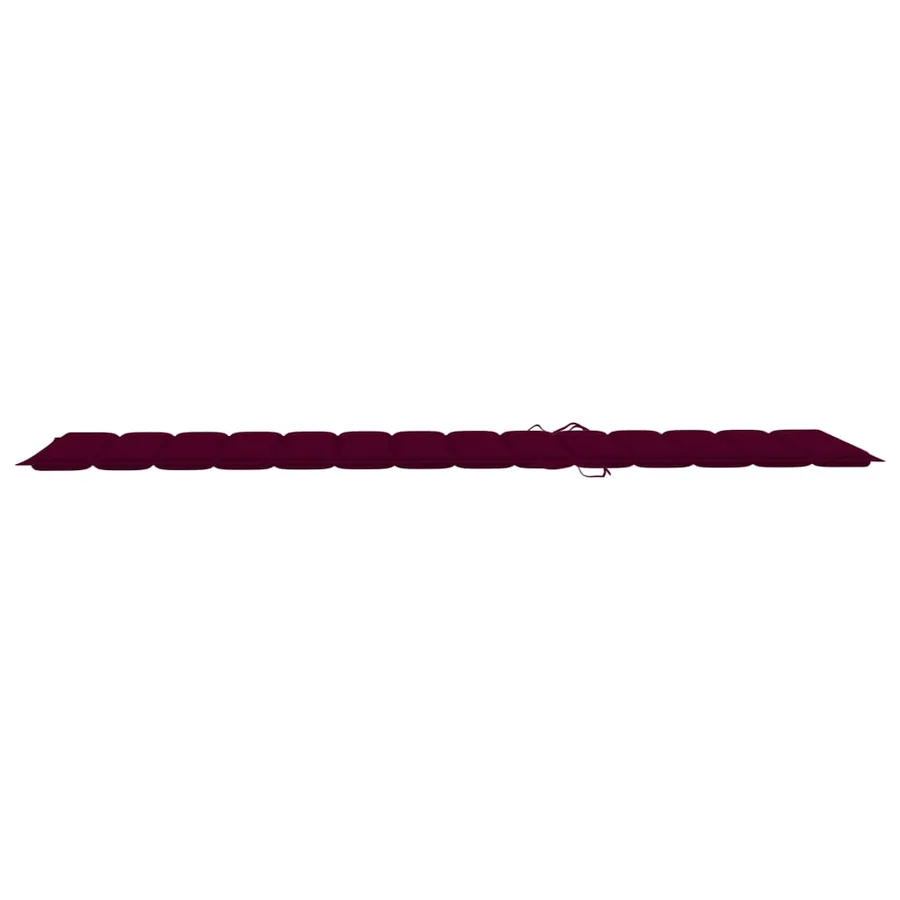 Chaise longue pour 2 personnes avec coussins Bambou - 10
