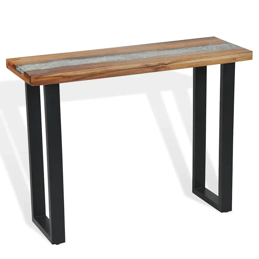 Table console Teck 100 x 35 x 75 cm - 8