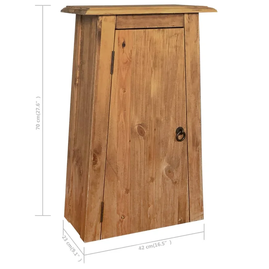 Ensemble de salle de bains 5 pcs Pinède solide - 11