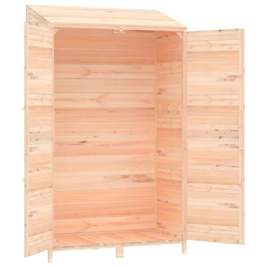 Remise de jardin 102x52x174,5 cm Bois de sapin solide - 7