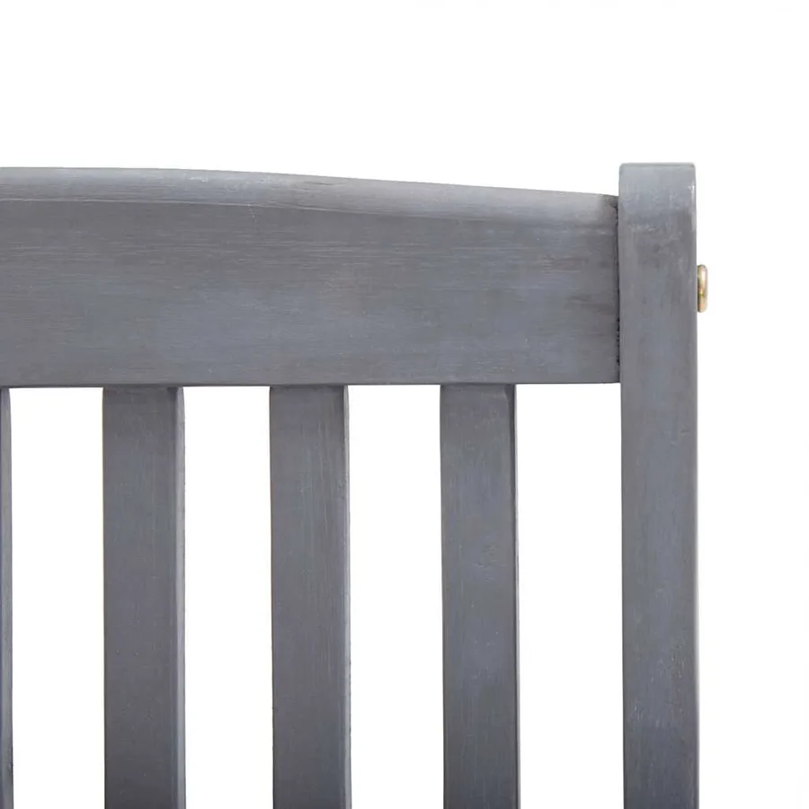 Chaises pliables d'extérieur lot de 6 et coussins Bois d'acacia - 15