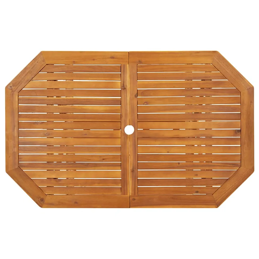 Ensemble à manger de jardin 5 pcs Bois d'acacia solide - 5