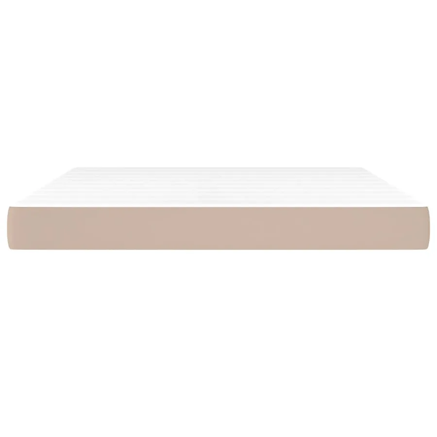 Matelas de lit à ressorts ensachés fermeté moyenne Cappuccino 180x200x20cm - 3