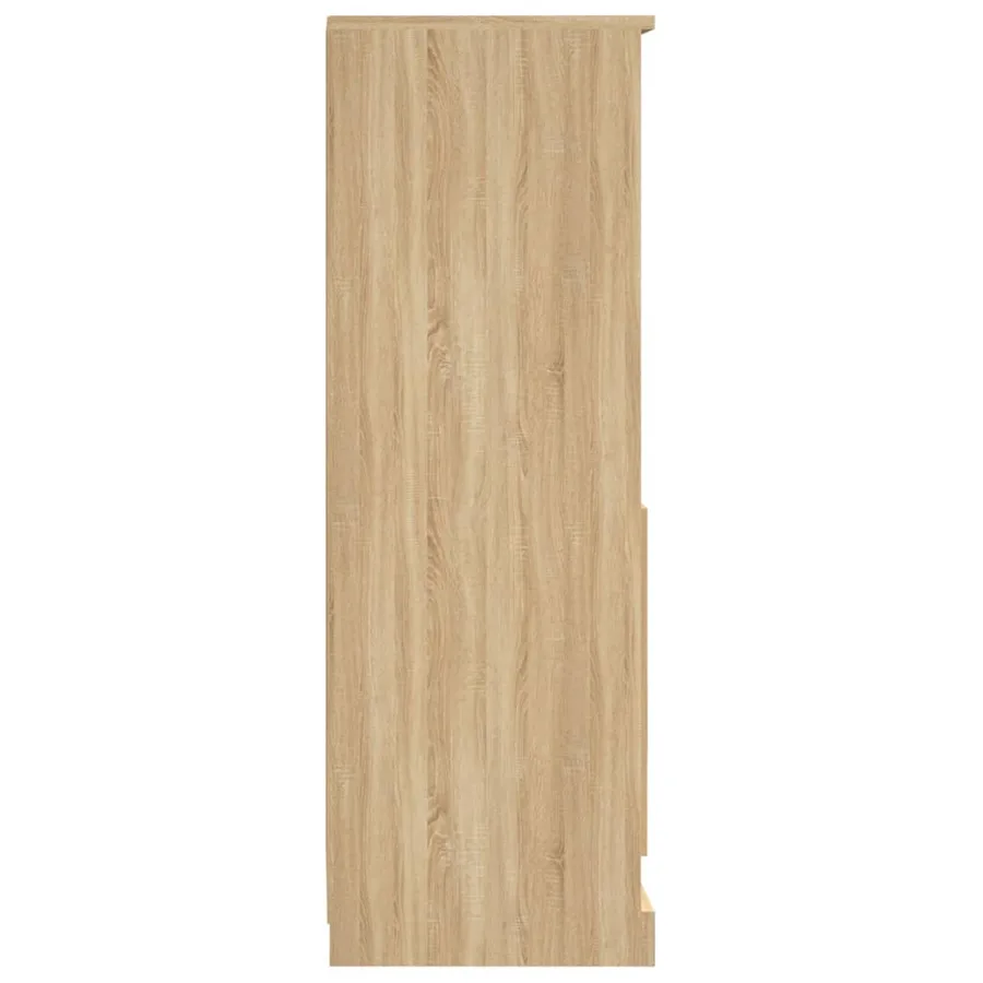 Buffet haut chêne sonoma 36x35,5x103,5 cm bois d'ingénierie - 7