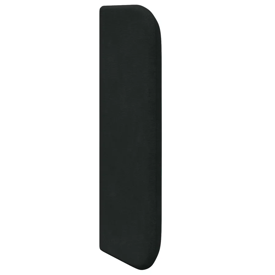 Oreille de tête de lit Noir 40,5 x 40,5 x 4 cm Velours - 5