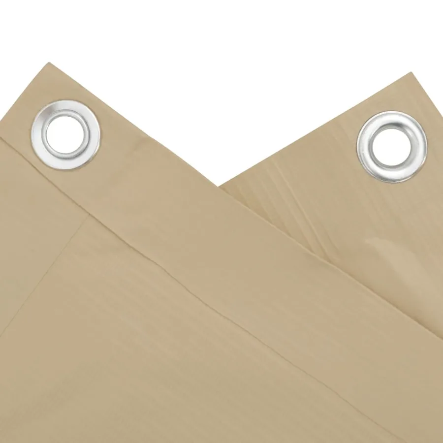 Écran de balcon Beige 120x500 cm Tissu Oxford - 3