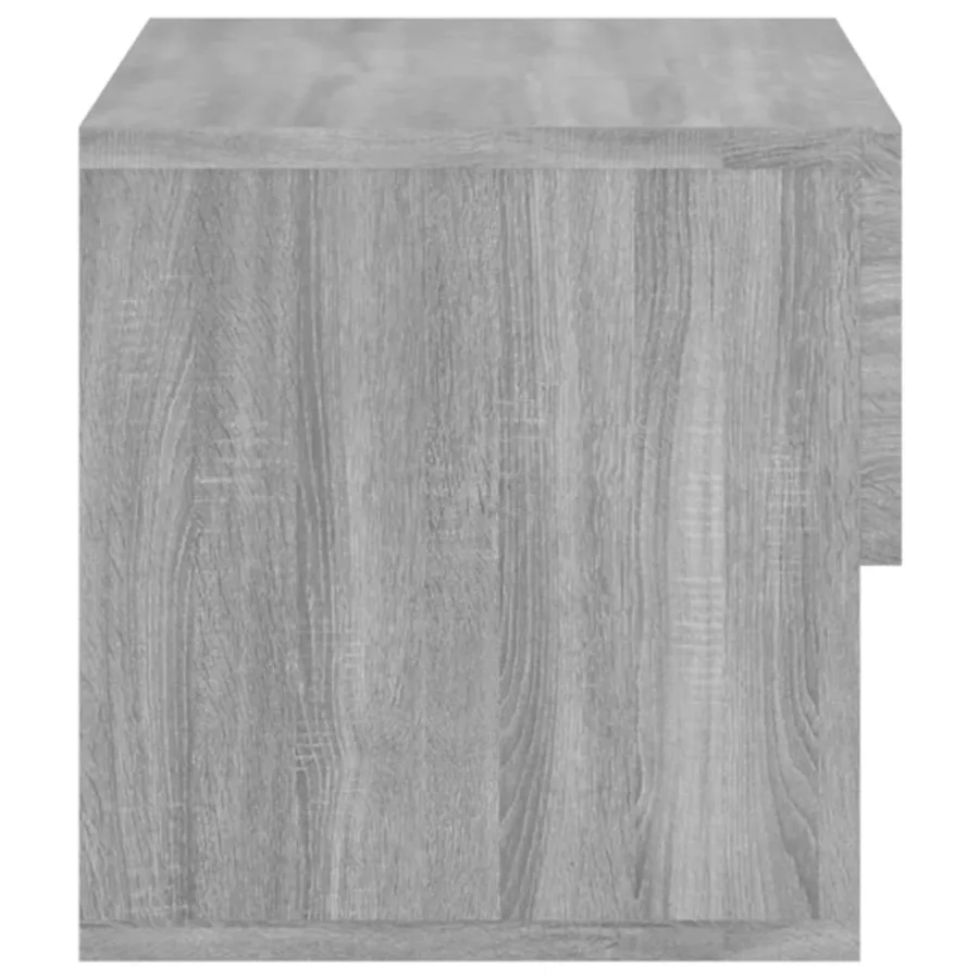 Table de chevet murale Sonoma gris - 5