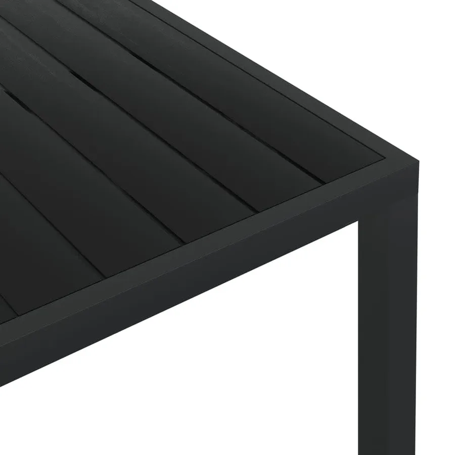 Ensemble à manger de jardin coussins 7pcs Résine tressée Gris - 10