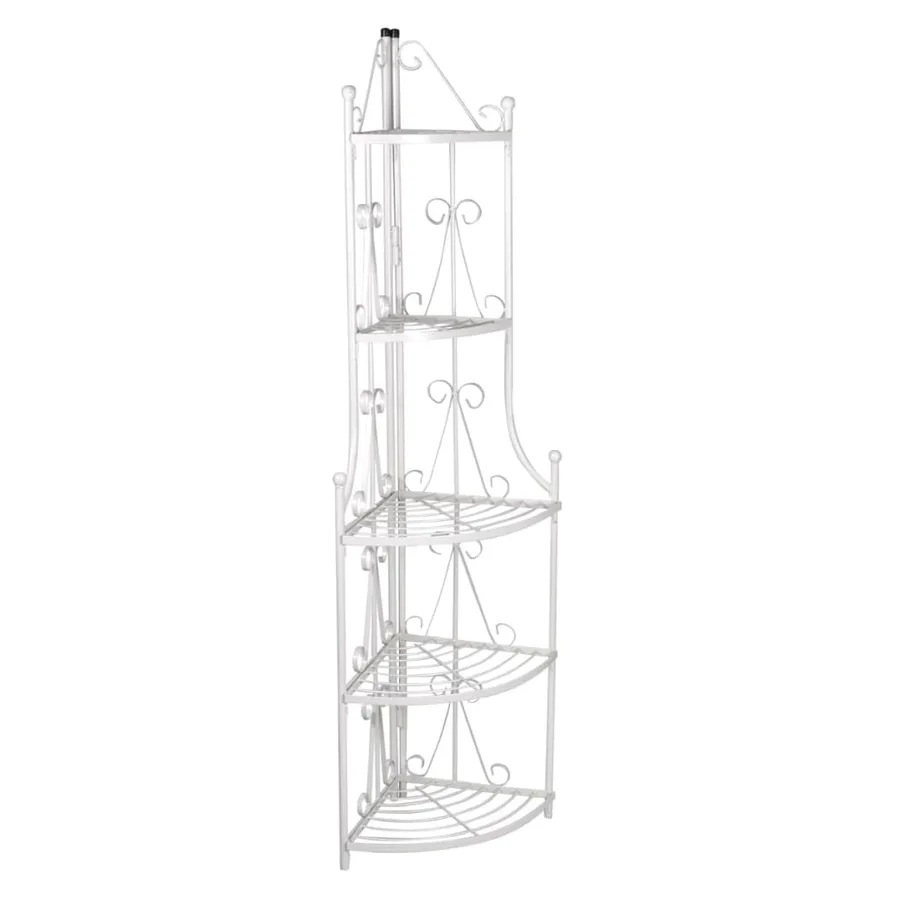 Étagère d’angle pour plantes en blanc - 2