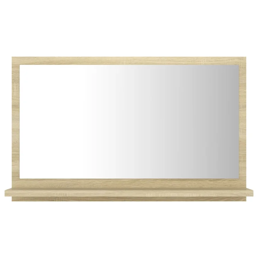 Miroir salle de bain Chêne sonoma 60x10,5x37 cm Bois ingénierie - 2