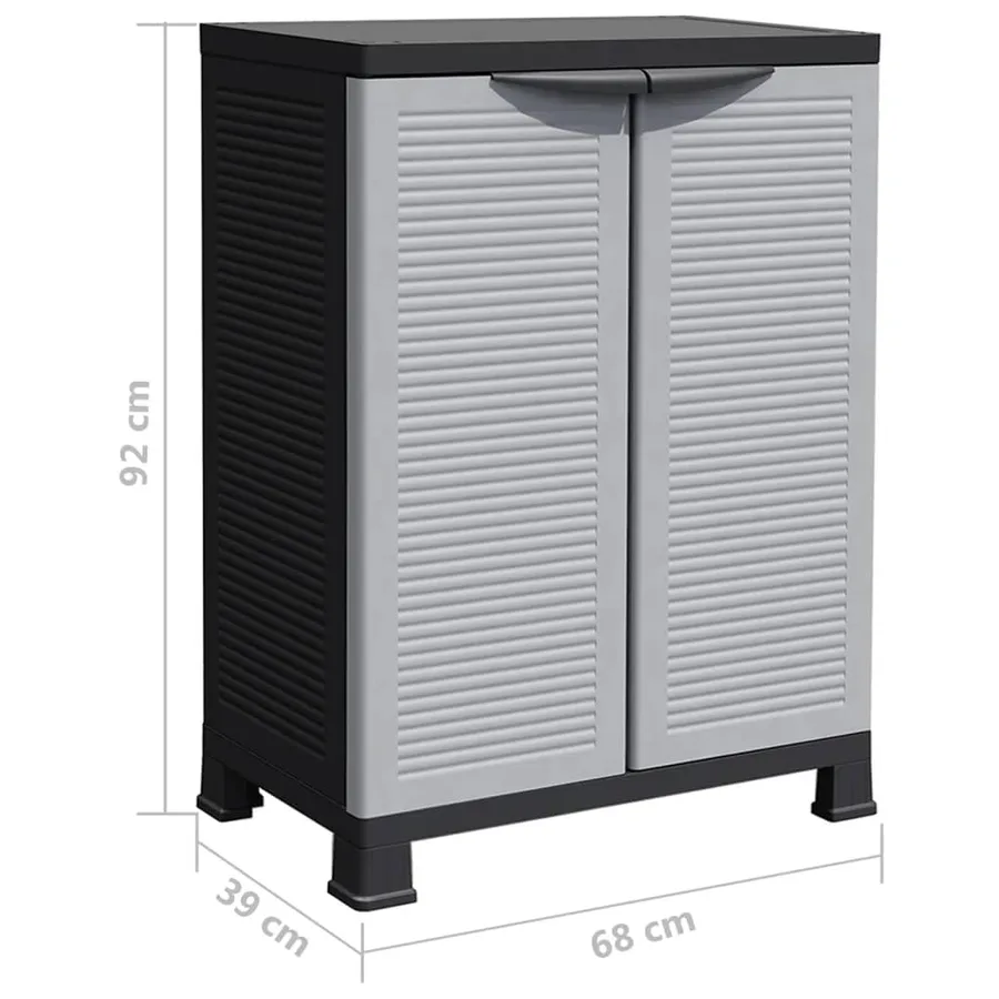 Armoire en plastique 68x39x92 cm - 9