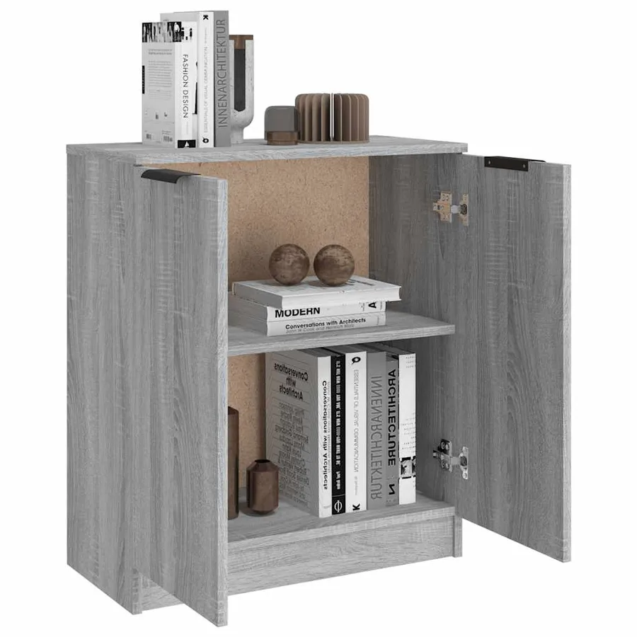 Buffet Sonoma gris 60x30x70 cm Bois d'ingénierie - 6