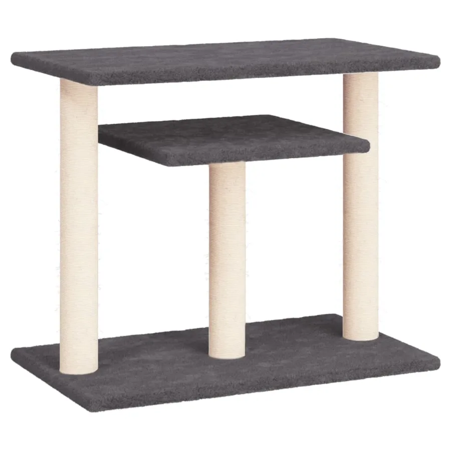 Arbres à chat avec plates-formes gris foncé 62,5 cm - 2