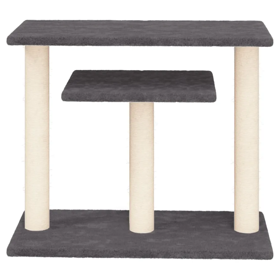 Arbres à chat avec plates-formes gris foncé 62,5 cm - 3