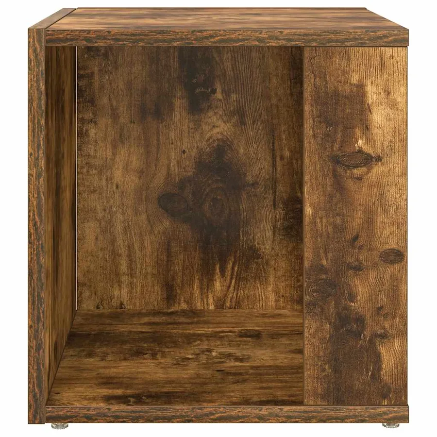 Table d'appoint Chêne fumé 33x33x34,5 cm Bois d'ingénierie - 4