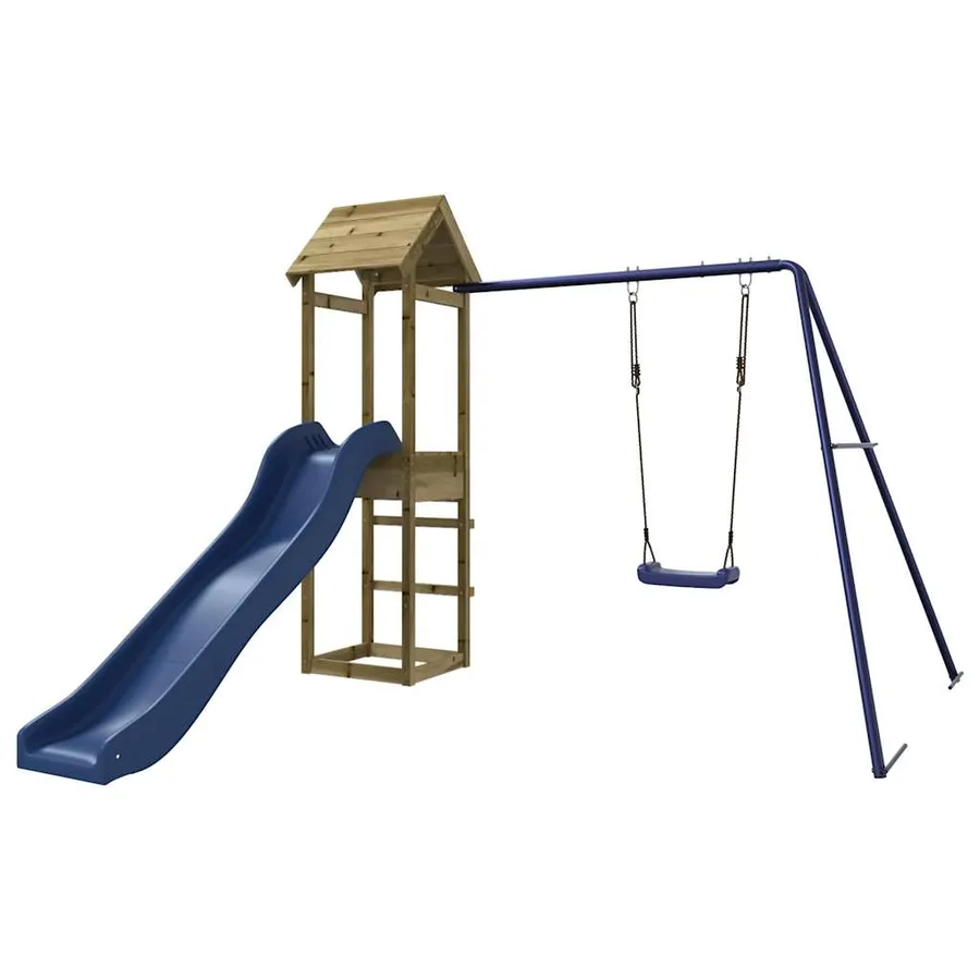 Aire de jeux d'extérieur bois de pin imprégné - 2
