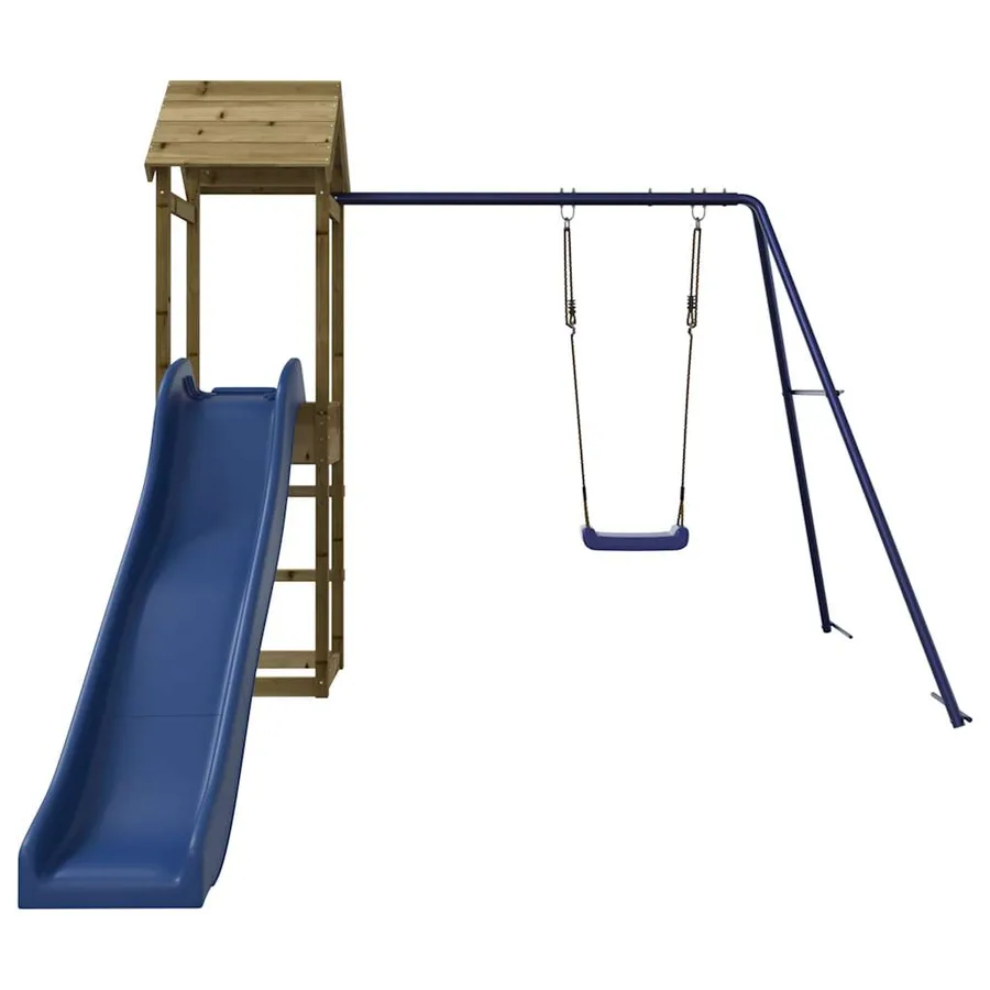 Aire de jeux d'extérieur bois de pin imprégné - 4