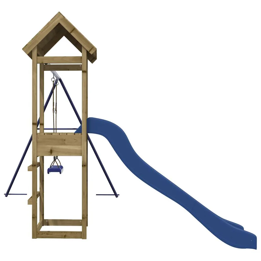 Aire de jeux d'extérieur bois de pin imprégné - 5
