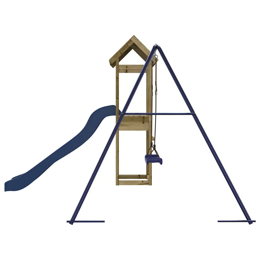 Aire de jeux d'extérieur bois de pin imprégné - 6