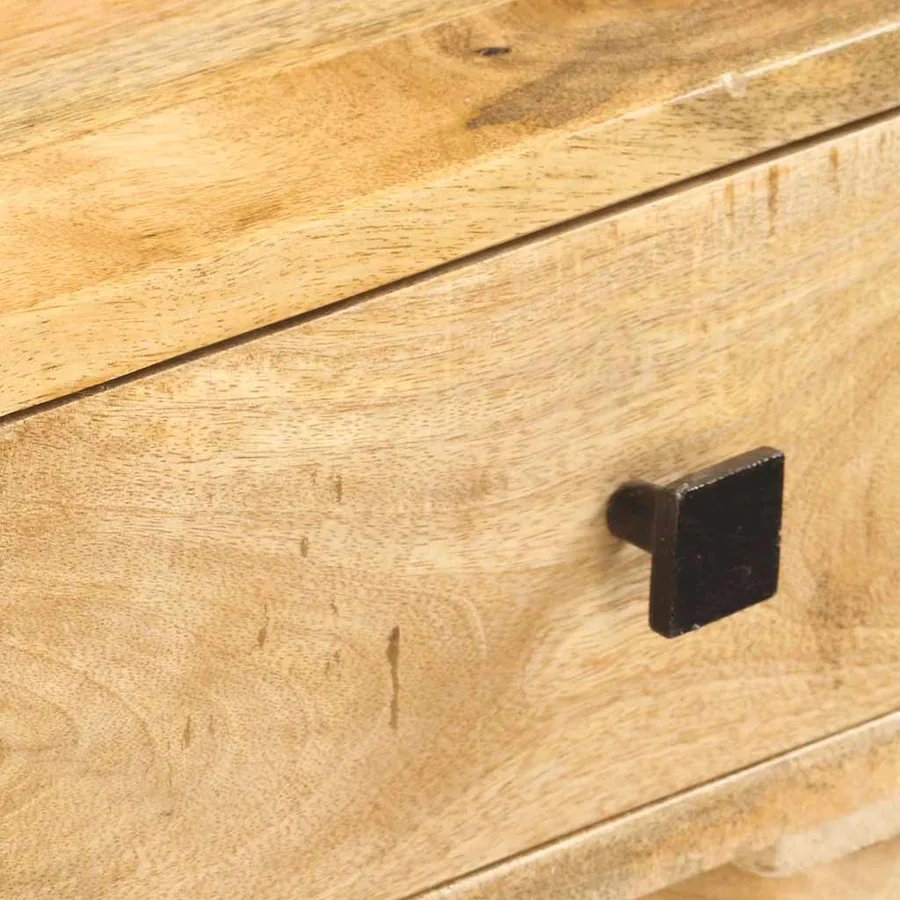 Table console 115x35x76 cm Bois de manguier massif - 8